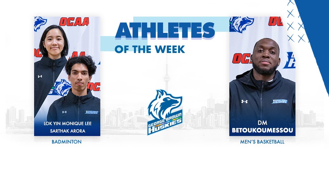 Athletes of the week. Sarthak Arora, DM Betoukoumessou