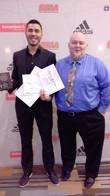 Vadim Halimov and Head Coach Jonathan Smith
