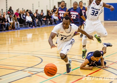 Ted Johnson jumps for a loose ball