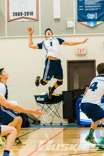 Edwin Sheon goes up for a kill