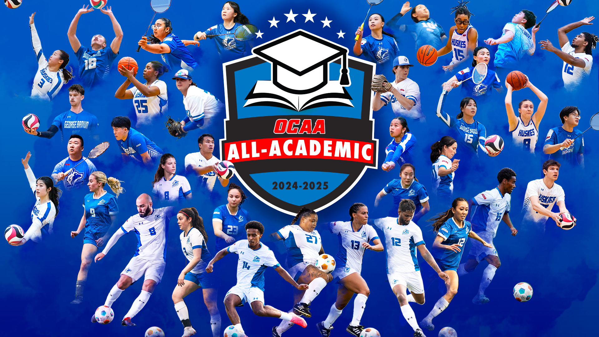 36 HUSKIES EARNED OCAA ALL-ACADEMIC AWARD