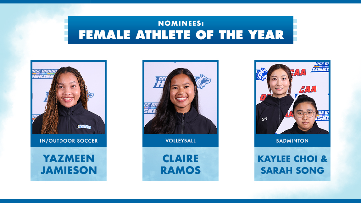 2024-25 NOMINEES: FEMALE ATHLETE OF THE YEAR