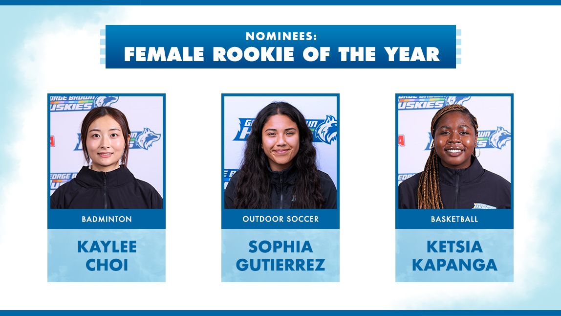 2024-25 NOMINEES: FEMALE ROOKIE OF THE YEAR