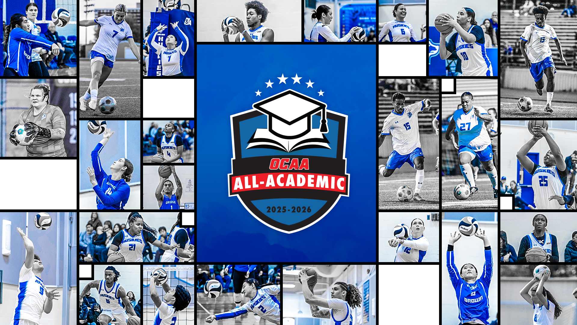 26 HUSKIES EARN OCAA ALL-ACADEMIC AWARD