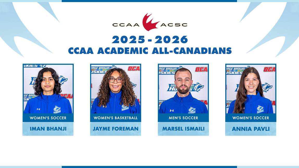FOUR HUSKIES NAMED CCAA ACADEMIC ALL-CANADIANS