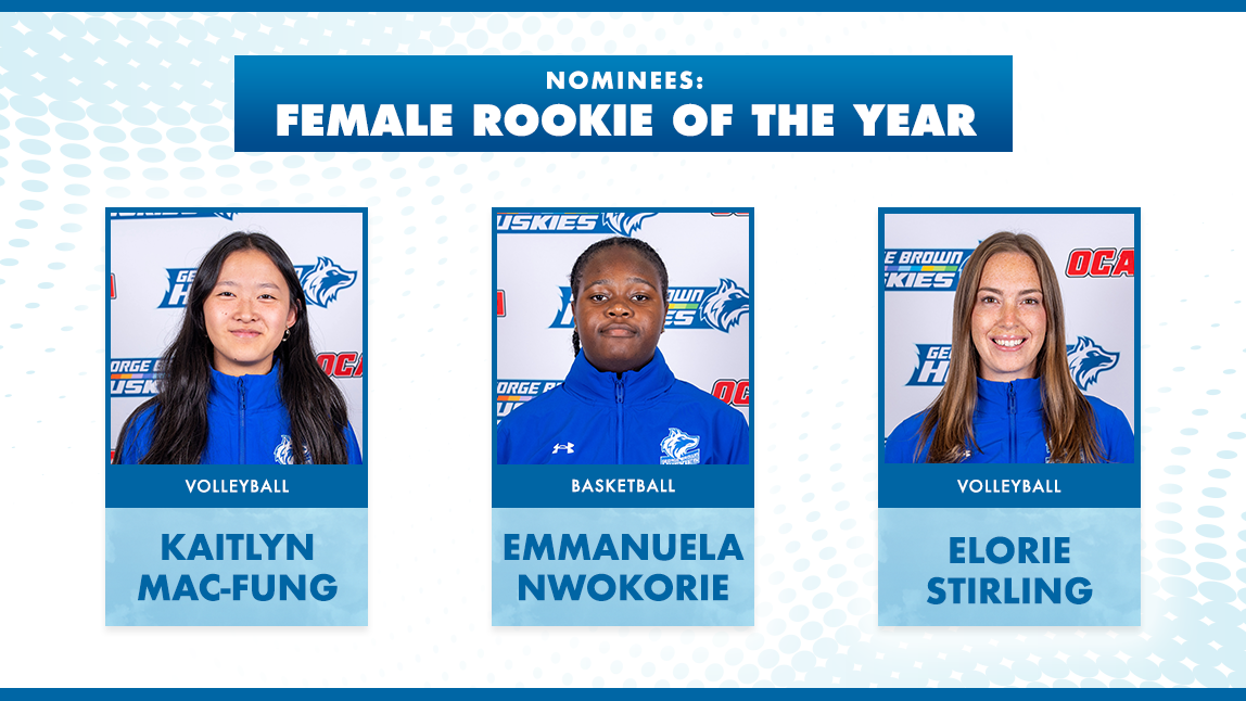 2025&ndash;26 NOMINEES: FEMALE ROOKIE OF THE YEAR