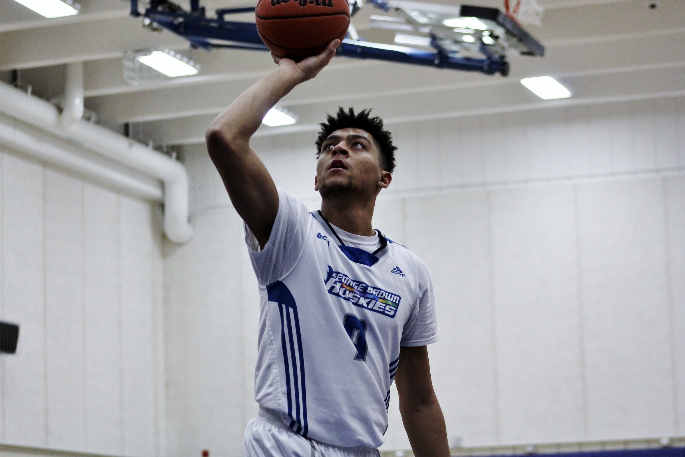 COSTANZO, GAAL LEAD WAY AS HUSKIES IMPROVE TO 13-2 AFTER 95-57 WIN OVER COYOTES