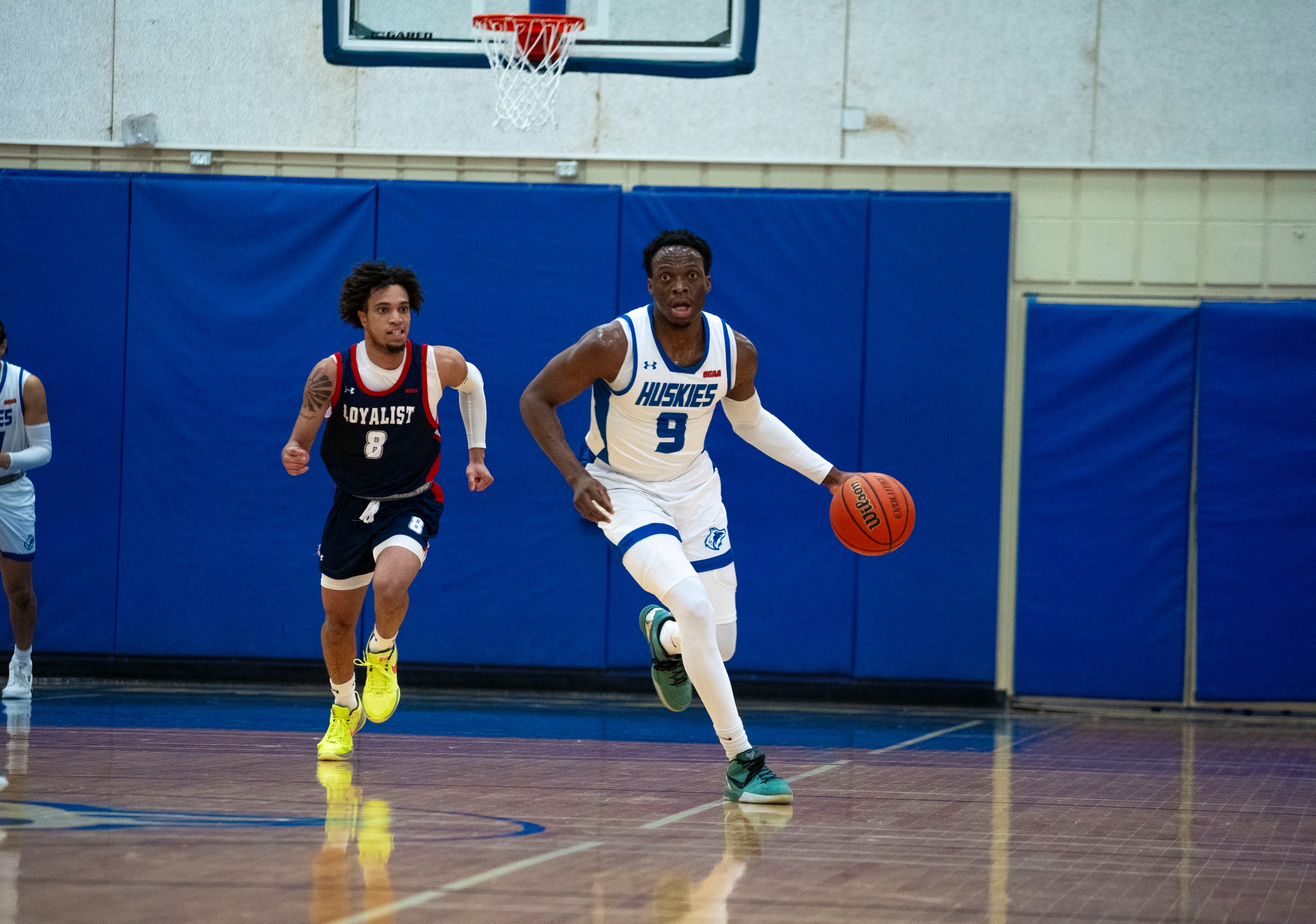HUSKIES ROLL BY LOYALIST