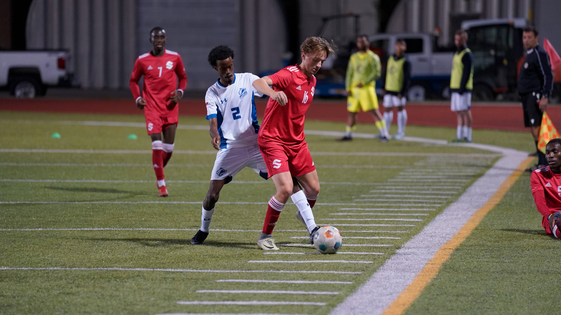 HUSKIES FALL TO ST. LAWRENCE