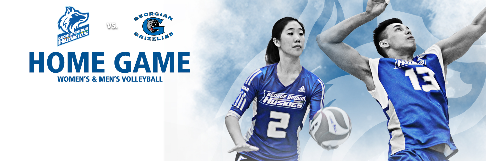 HUSKIES VOLLEYBALL SET TO BATTLE GRIZZLIES IN BARRIE WEDNESDAY NIGHT