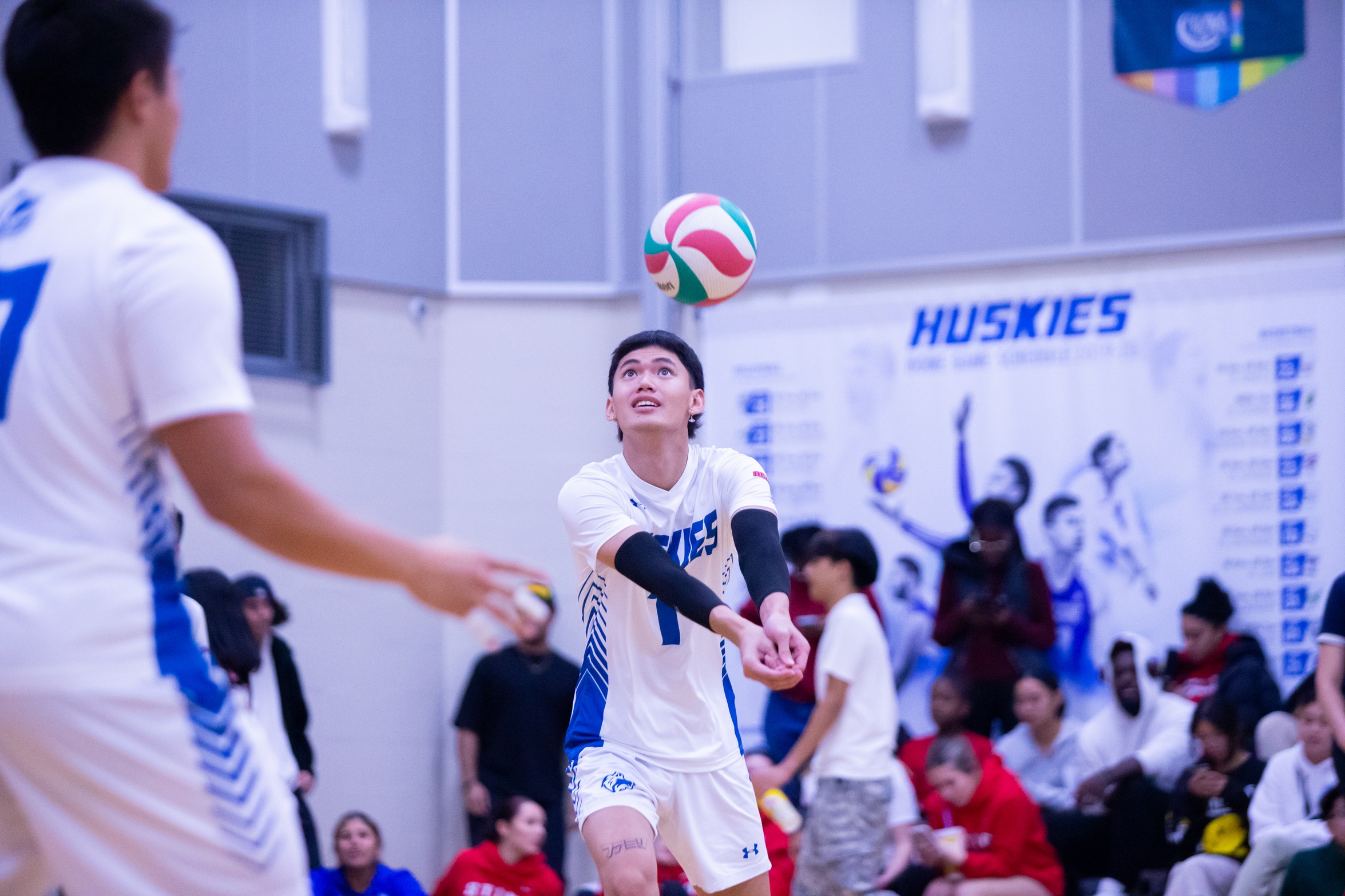CAREER-HIGHS POLE VAULTS HUSKIES IN FIVE-SET THRILLER]