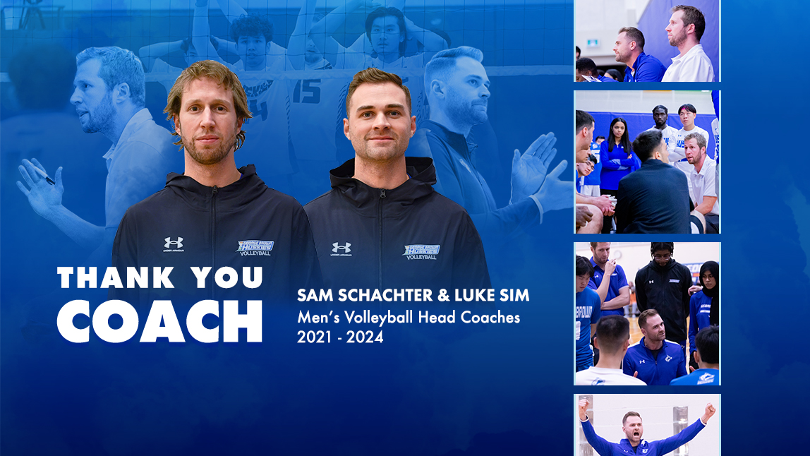 Thank you Coach
Sam Schachter and Luke Sim
Men's Volleyball head coaches 2021-2024